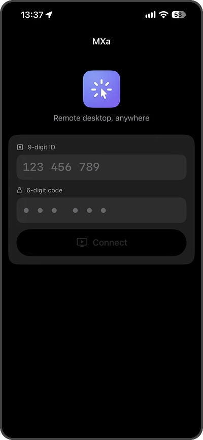 Ảnh chụp MXa trên iPhone: Gõ ID là vào